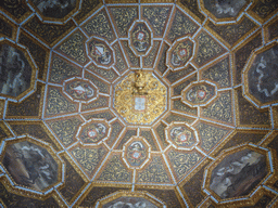 Ceiling of the Blazons Hall at the Palácio Nacional de Sintra palace