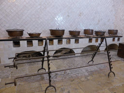 Pans and ovens in the Kitchen at the Palácio Nacional de Sintra palace