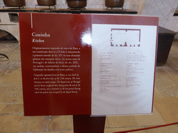 Information on the Kitchen at the Palácio Nacional de Sintra palace