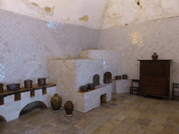 Pans and ovens in the Kitchen at the Palácio Nacional de Sintra palace