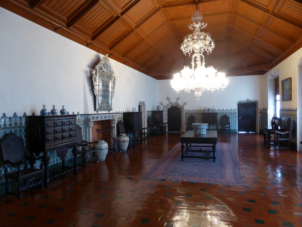 The Manueline Hall at the Palácio Nacional de Sintra palace