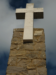 Top of the column with cross at the Cabo da Roca cape