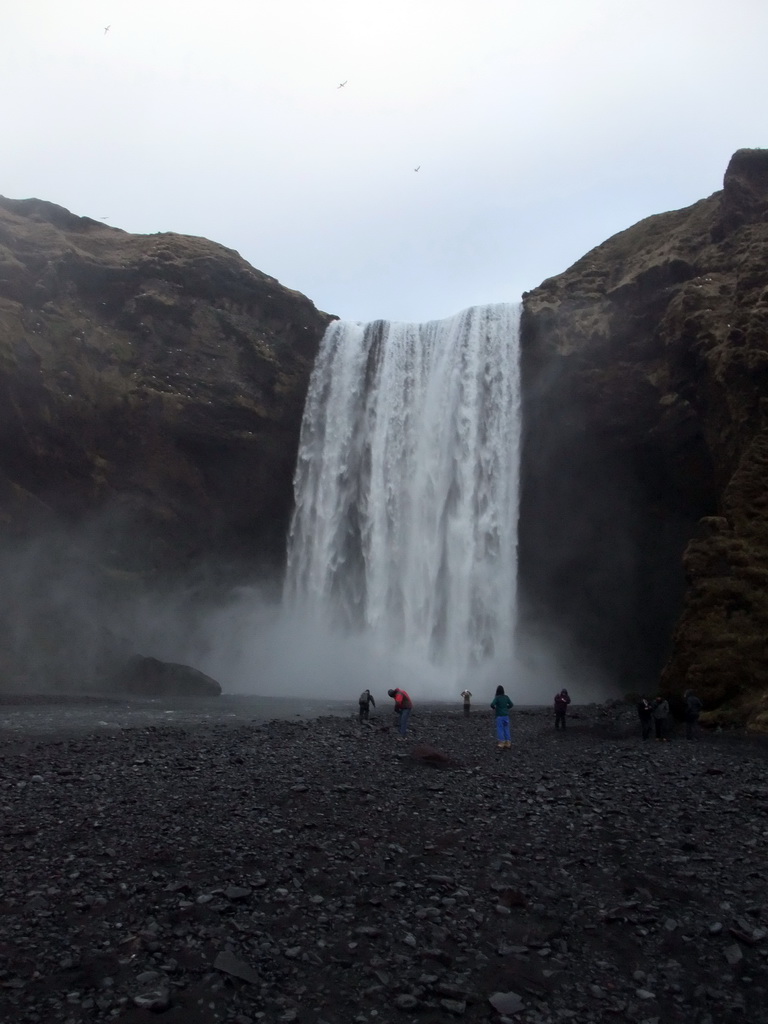 The Skógafoss waterfall