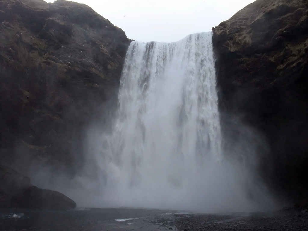 The Skógafoss waterfall