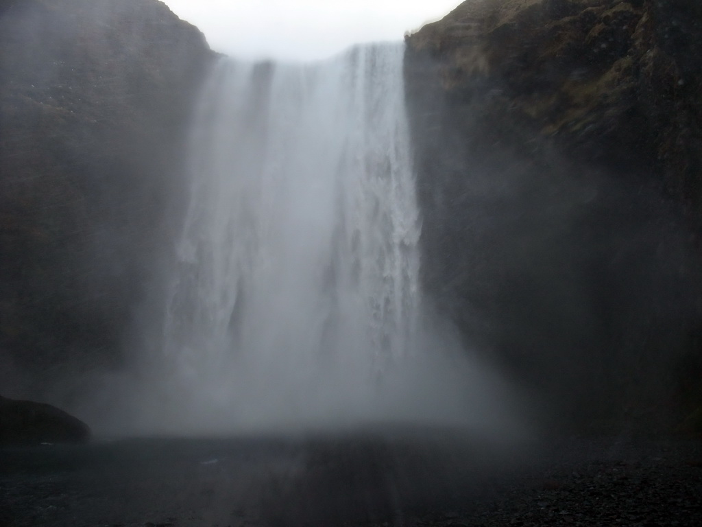 The Skógafoss waterfall