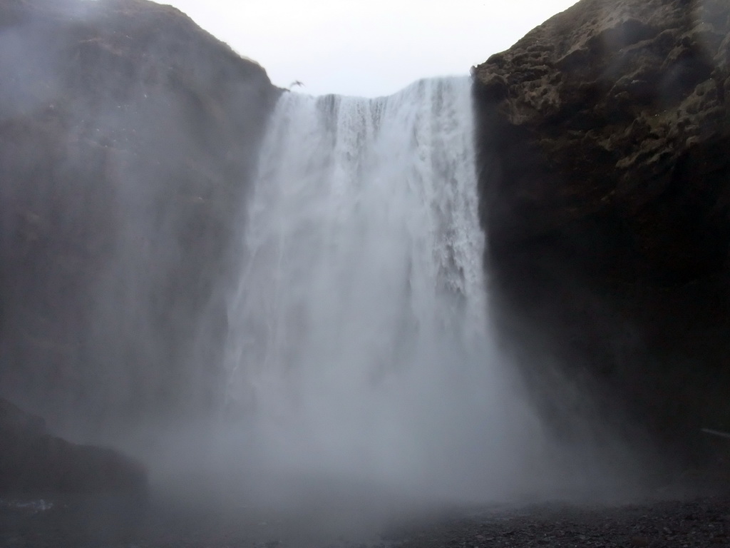 The Skógafoss waterfall