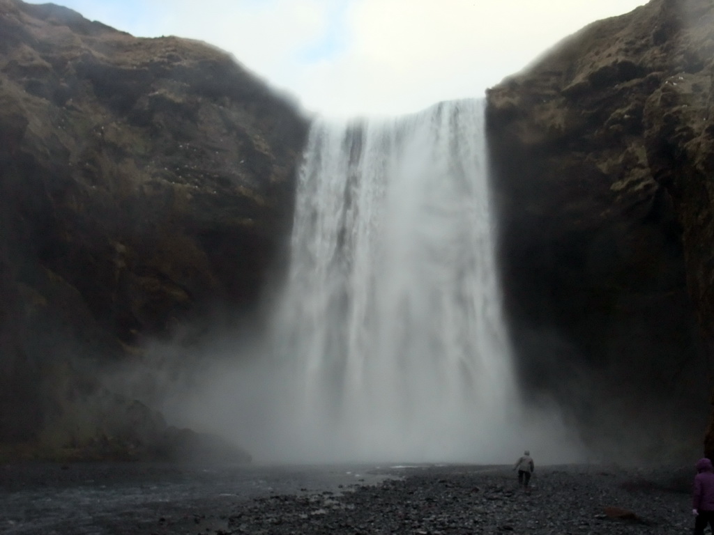 The Skógafoss waterfall