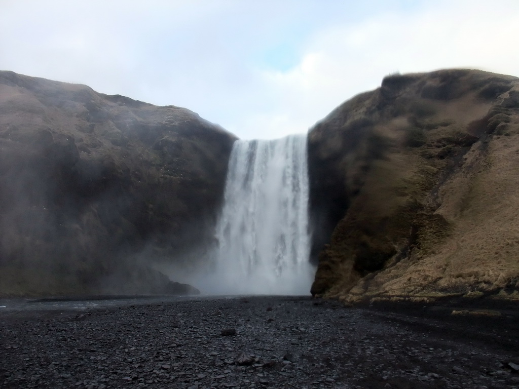 The Skógafoss waterfall