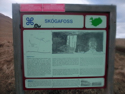 Explanation on the Skógafoss waterfall