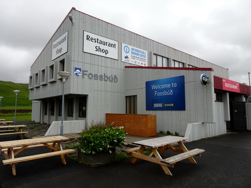 Front of the Fossbúð restaurant
