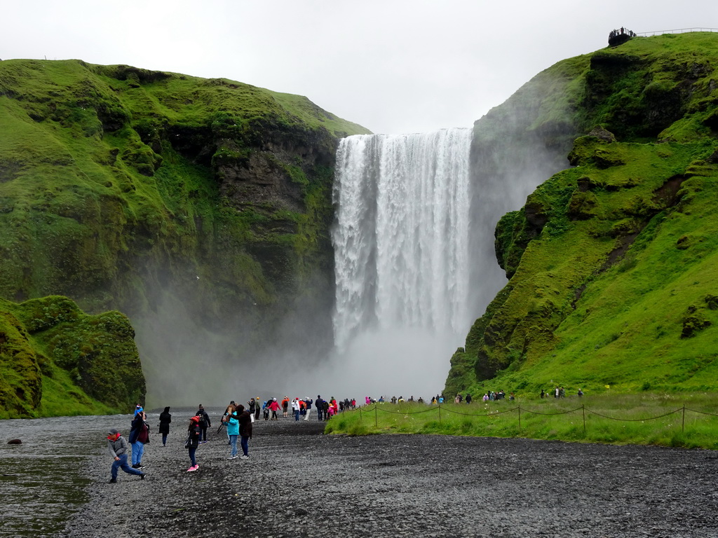 The Skógafoss waterfall