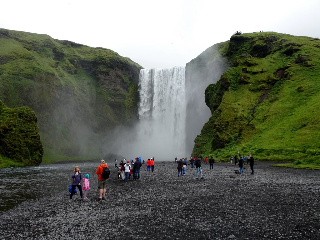 The Skógafoss waterfall