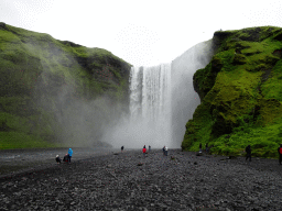 The Skógafoss waterfall