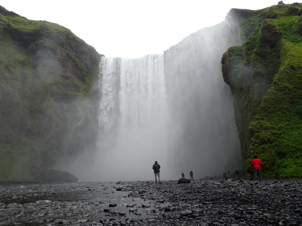 The Skógafoss waterfall