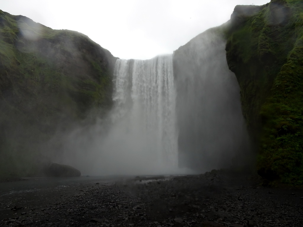 The Skógafoss waterfall