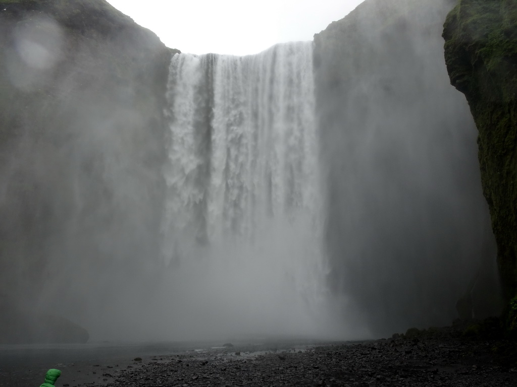 The Skógafoss waterfall