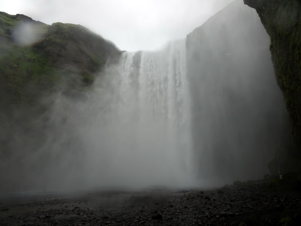 The Skógafoss waterfall