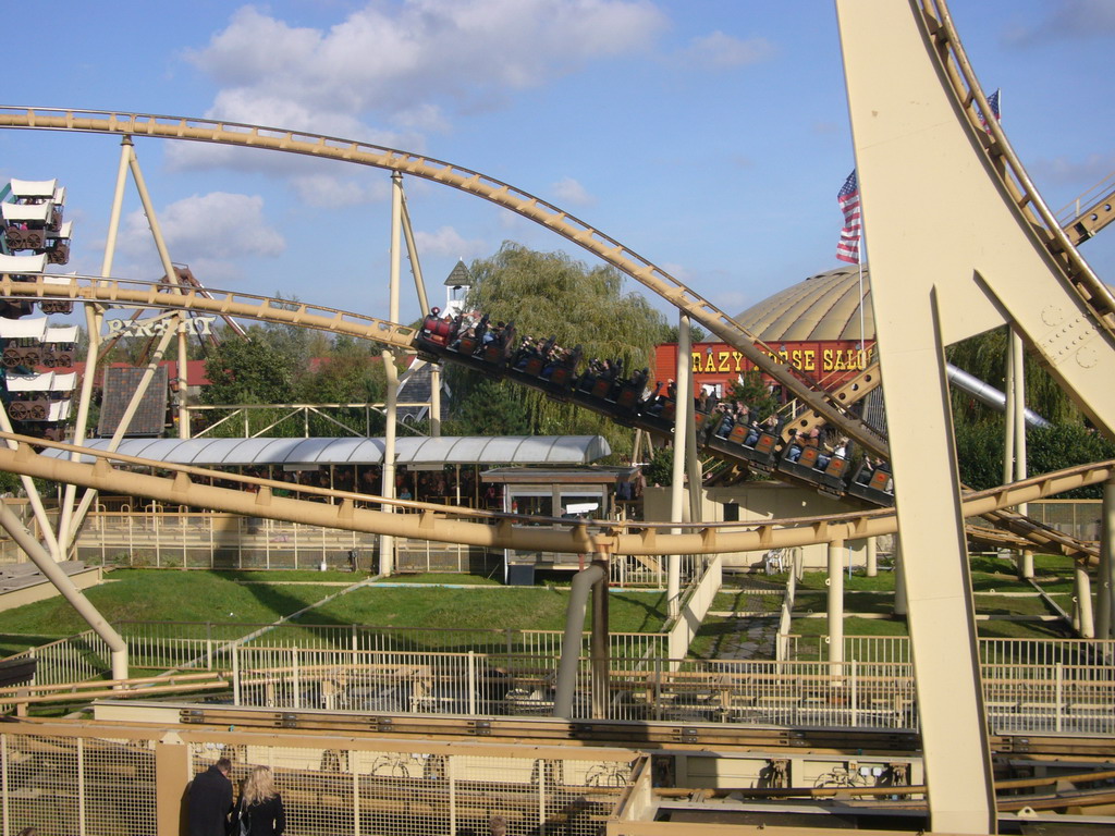 The Looping Star rollercoaster, from the Monorail