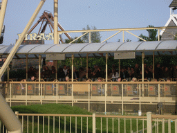 The entrance of the Looping Star rollercoaster