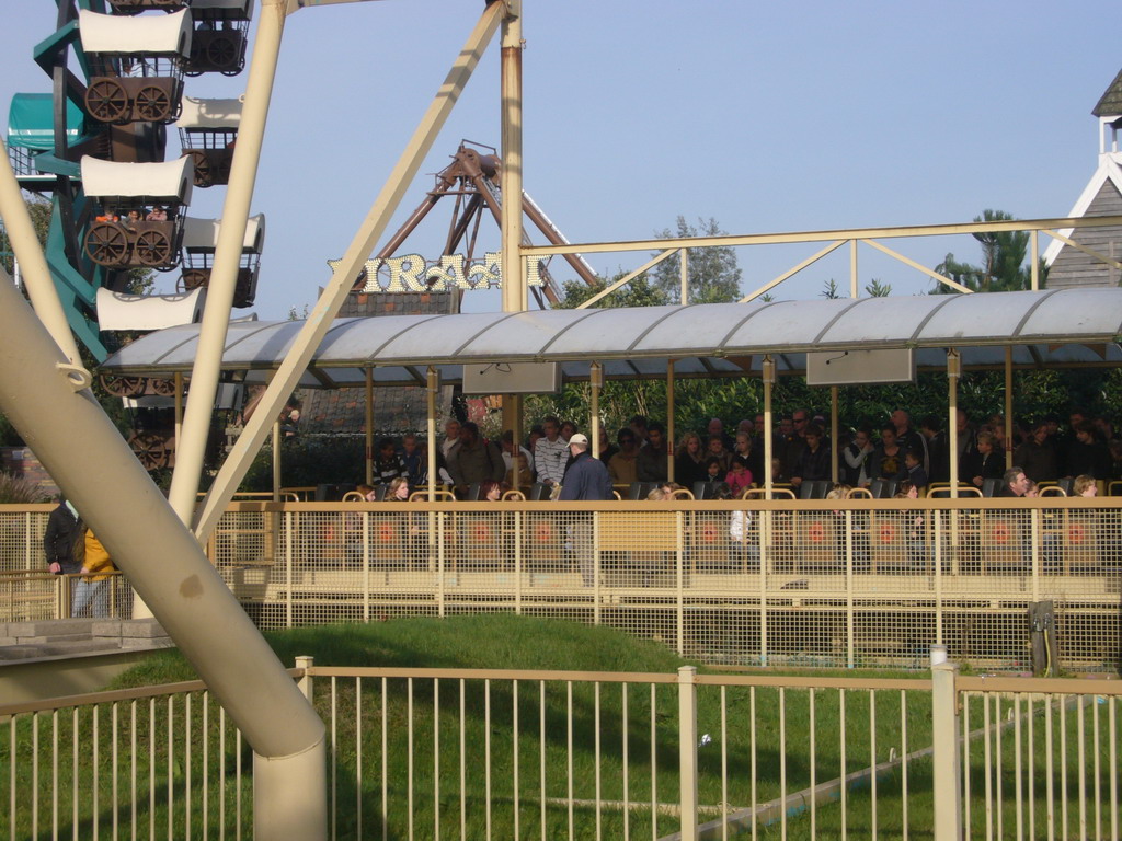The entrance of the Looping Star rollercoaster