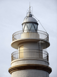 Top of the Far des Cap Gros lighthouse, viewed from the northern end of the Calle Poligono street