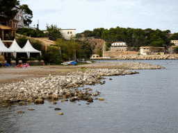 Northwest side of the Platja d`en Repic beach