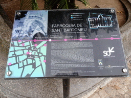 Information on the Església de Sant Bartomeu church