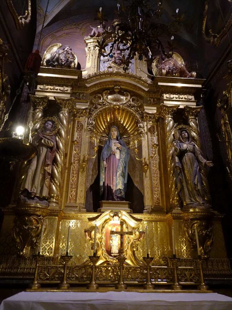 Northeastern side chapel of the Església de Sant Bartomeu church