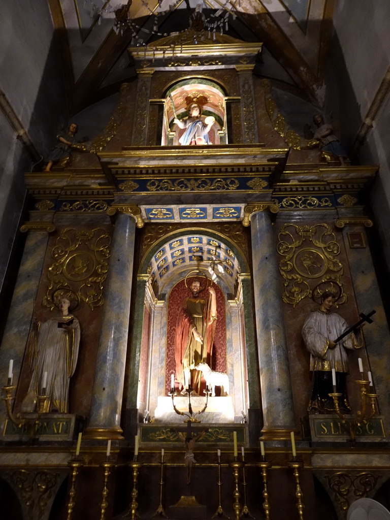 Southeastern side chapel of the Església de Sant Bartomeu church