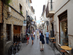 Shops at the Carrer de sa Lluna street