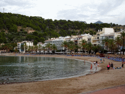 West side of the Platja d`en Repic beach, viewed from the Camí del Far street