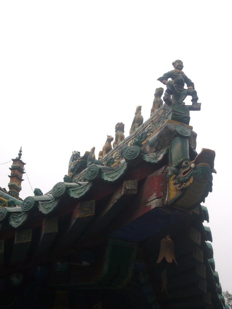 Roof with ornaments at Shaolin Monastery