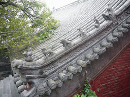 Roof with ornaments at Shaolin Monastery