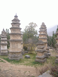 Pagodas at the Pagoda Forest at Shaolin Monastery