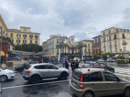 The Piazza Torquato Tasso square