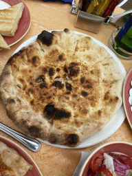 Focaccia at the terrace of the Fauno Bar at the Piazza Torquato Tasso square