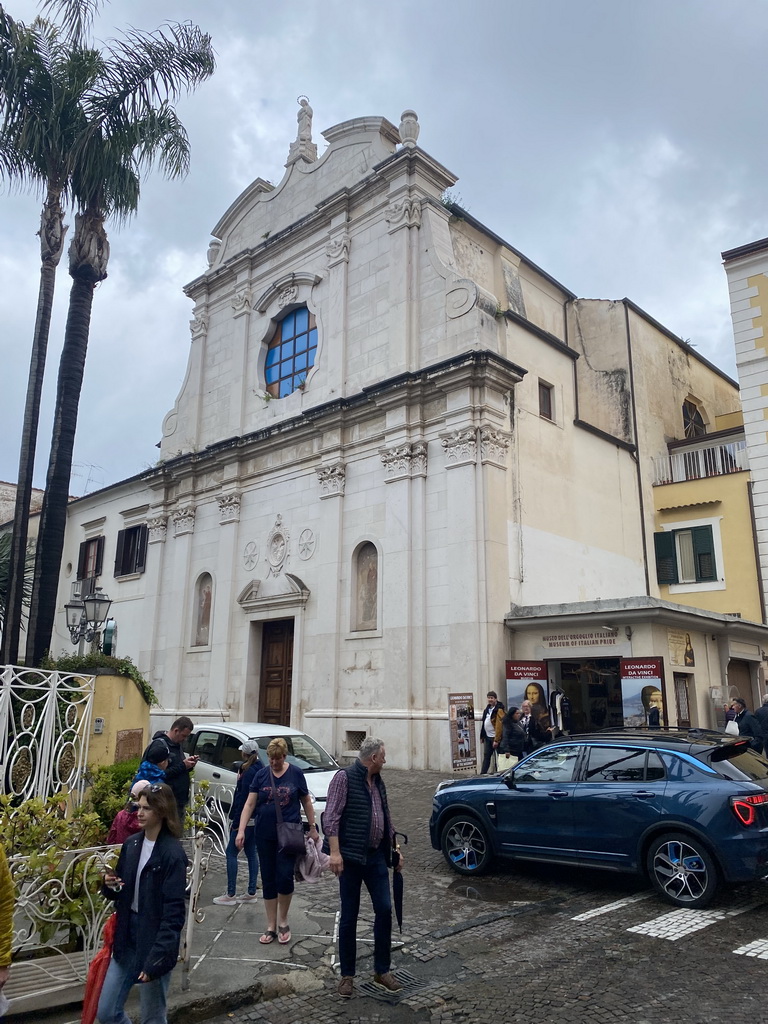 Front of the Chiostro di San Francesco cloister at the Via San Francesco street