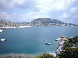 Coastline of Attica, viewed from bus