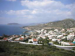 The village of Sounion, viewed from bus