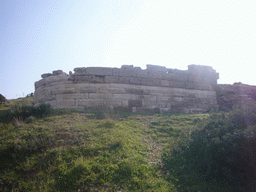 Ruins of a wall at Cape Sounion