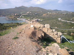 Ruins of a tower at Cape Sounion