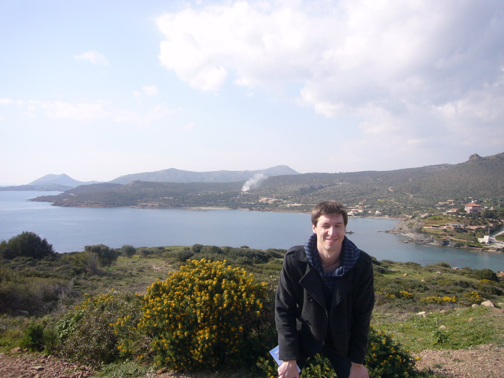 Tim at Cape Sounion