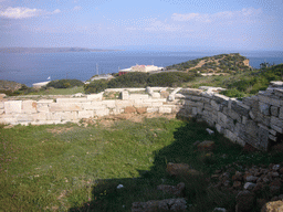 Ruins of a wall at Cape Sounion