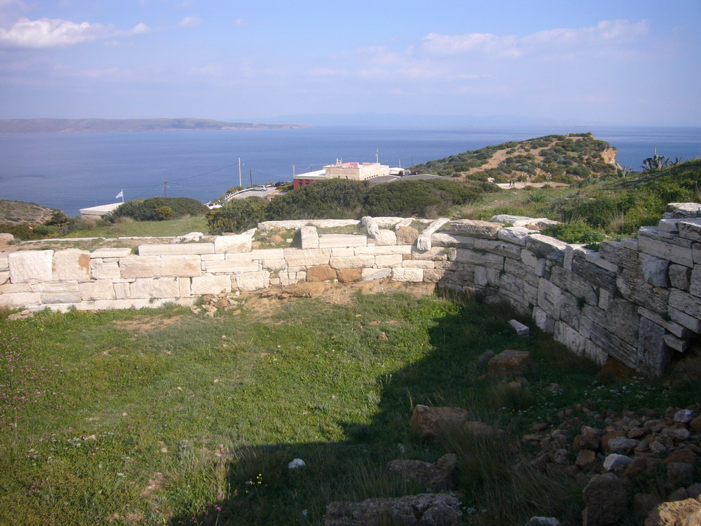 Ruins of a wall at Cape Sounion