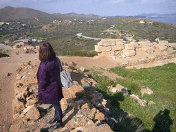 Miaomiao at Cape Sounion