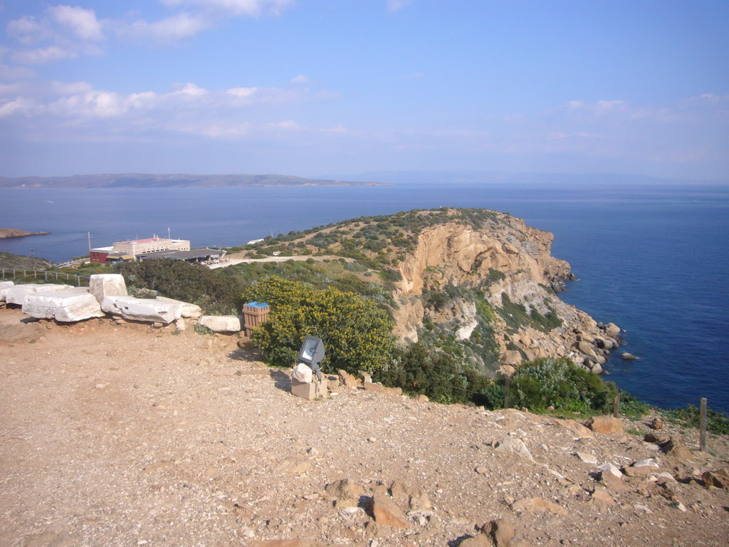 Cape Sounion and our lunch restaurant