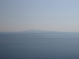 Aegean sea and an island, viewed from Cape Sounion