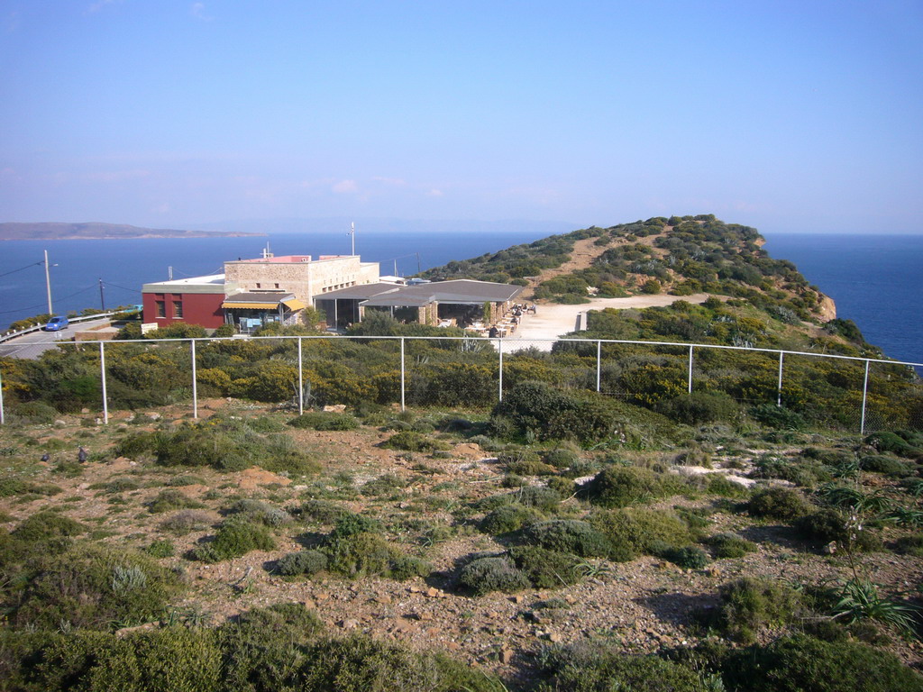 Cape Sounion and our lunch restaurant