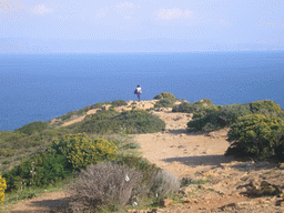 Miaomiao at Cape Sounion