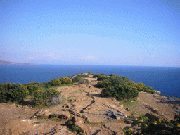 Miaomiao at Cape Sounion